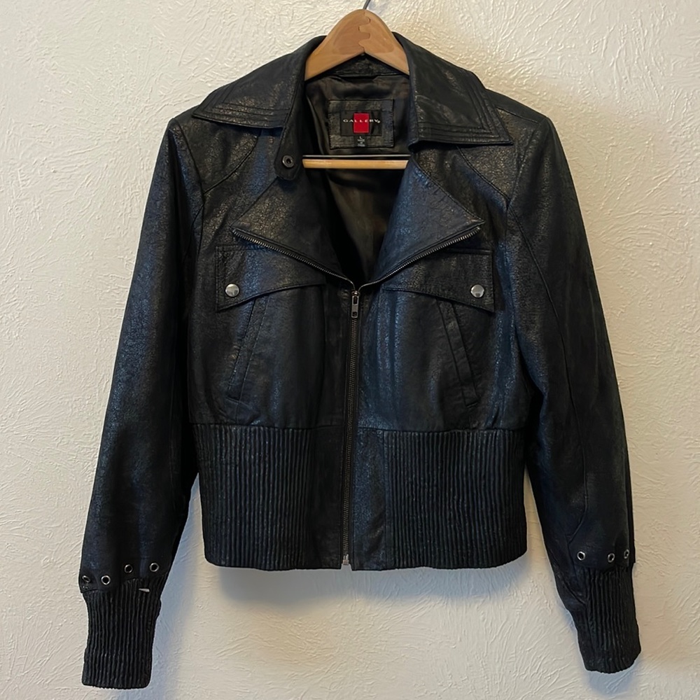 Genuine Leather Moto Jacket